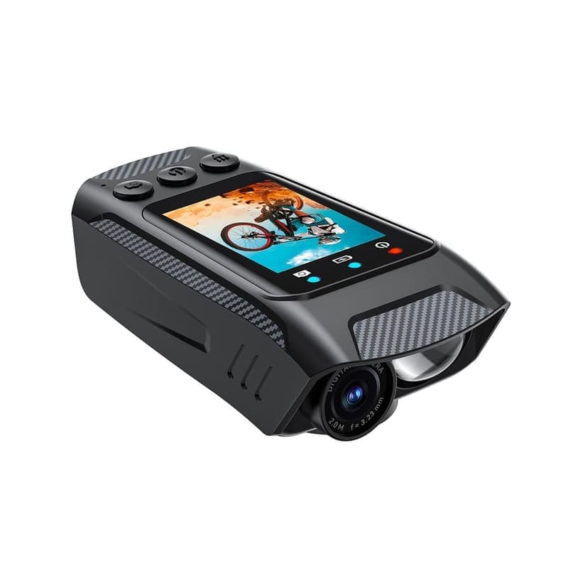 Водоустойчива 4K 60FPS камера за колоездене и мотоциклет с IPS екран 2.0 инча