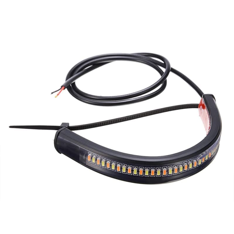 Универсални LED ленти с 36 диода за мигачи и стопове за мотоциклет, 2 броя