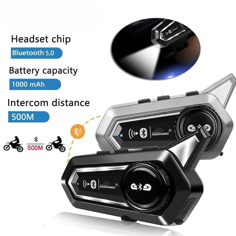 BT31 Bluetooth 5.0 Мотоциклетен Интерком с Обхват 300 м и Водоустойчив IPX7
