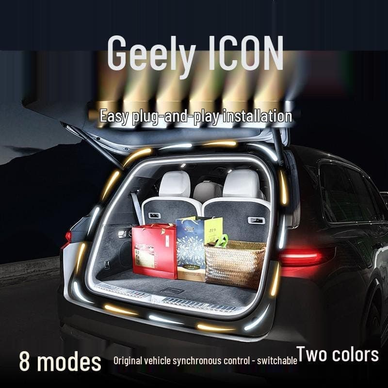 LED лента с воден ефект за багажник Geely ICON