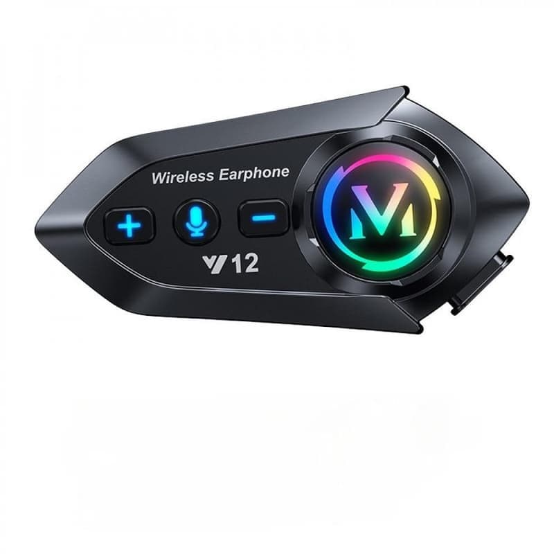 Водоустойчив Bluetooth слушалка за моторна каска с двоен стерео звук и гласово управление